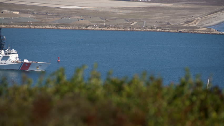 San Diego Naval Air Station North Island US Coast Guard Ship
