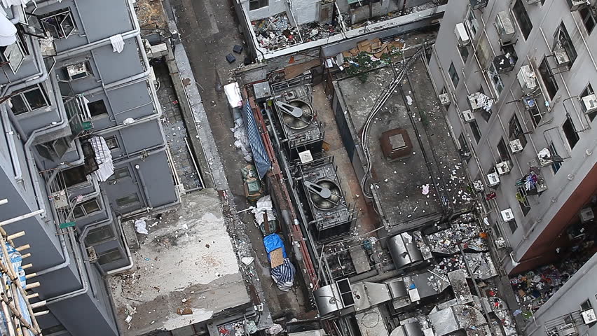 DIRTY OLD AREAS IN HONG KONG | Shutterstock HD Video #32092438