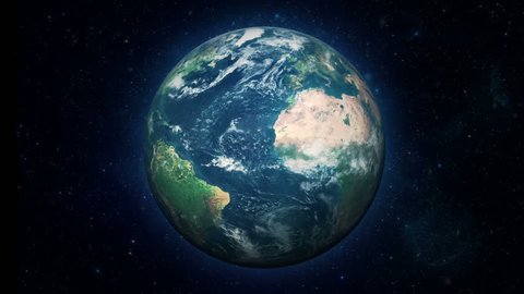 Realistic Earth Loop Great Hd Animation Stock Footage Video (100% ...