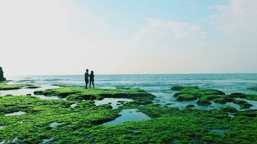 Couple in beautiful natural environment while Bali trip