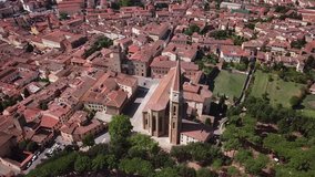 Aerial view of Arezzo Tuscany Italy