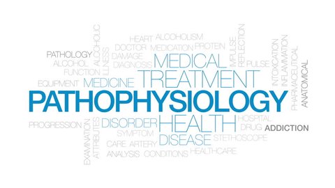 Pathophysiology Animated Word Cloud Text Design Stock Footage Video ...