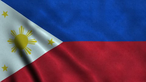 4k Seamless Loopable Flag Philippines Stock Footage Video (100% Royalty ...