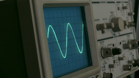 Amplitude Diagram on the oscilloscope
