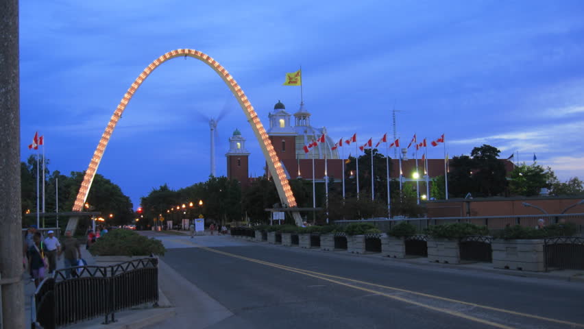 TORONTO - CIRCA AUGUST 2011:  The entrance to the Canadian National Exhibition