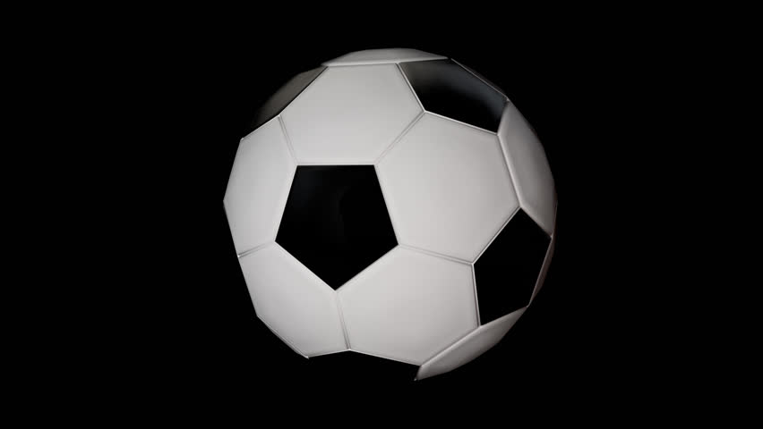 Computer generated soccer ball with alpha / loopable