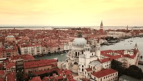 Drone video - Aerial view of Venice Italy