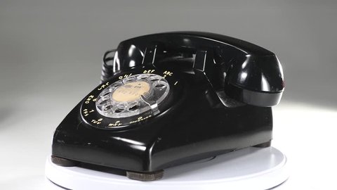 Old Rotary Telephone dial. by W Scott McGill