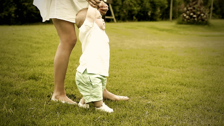 First steps of the child
