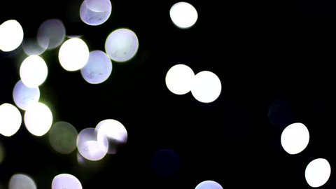 Blurred fairy light concept clips.Fairy light clips.Blurry fairy light for background and texture footage.Party blurred fairy light clips