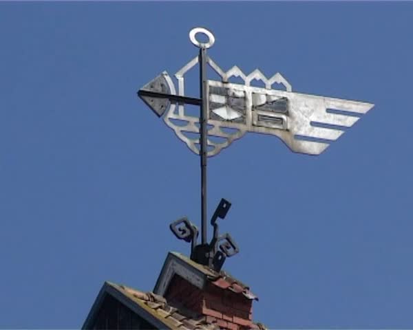 August 14 2005, Vyborg. Weather-vane on the house.