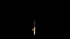 Magic glowing Flow of Sparks from Firework in the Dark. You can use Slow Motion Sparks as an overlay for creative video effects, artistic videos, and as a texture by changing the blending mode to add