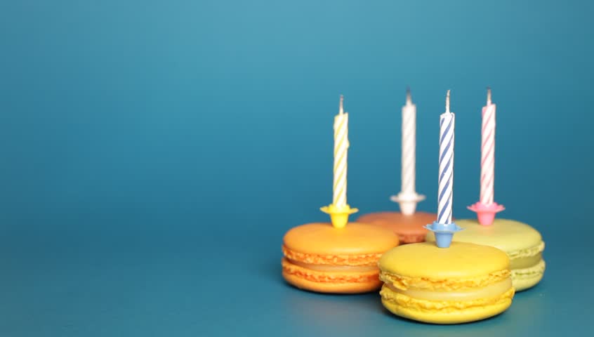 Desert with burning candles.