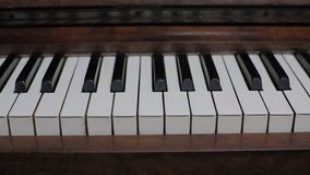 Piano Keyboard 3D Virtual camera montage