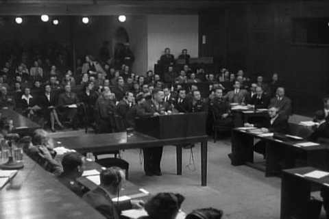 CIRCA 1940s - Doctors who served under Nazi Germany are brought to trial in Nuremberg, Germany in 1947.