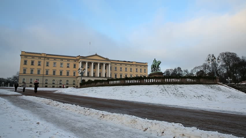 View from the Royal Palace Oslo Norway