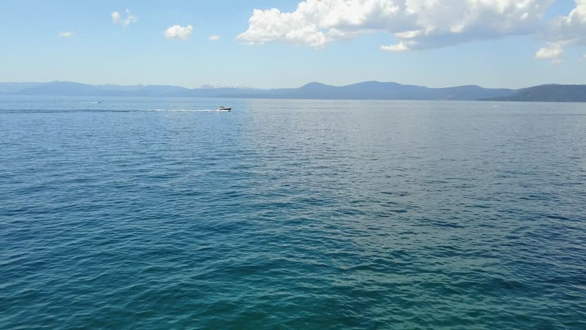 Boat On Lake Tahoe