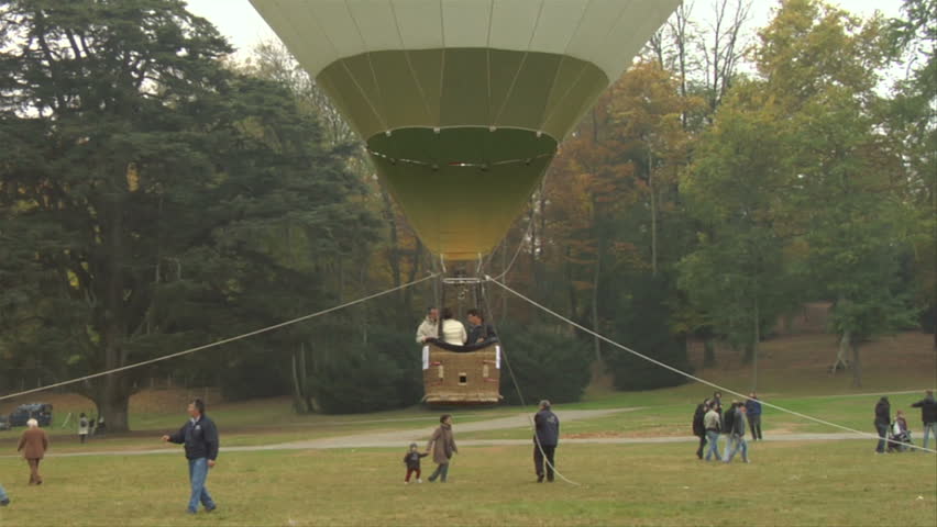 CARAVINO, ITALY: Hot air balloons  during the 5th 