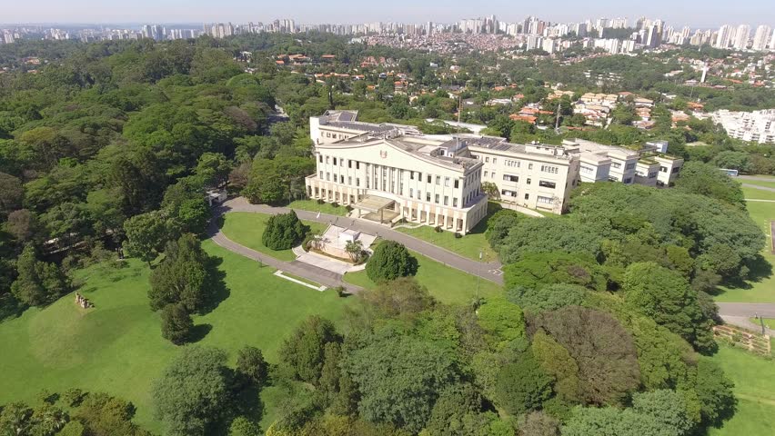 Palacio dos Bandeirantes, government state building, Sao Paulo city, Brazil