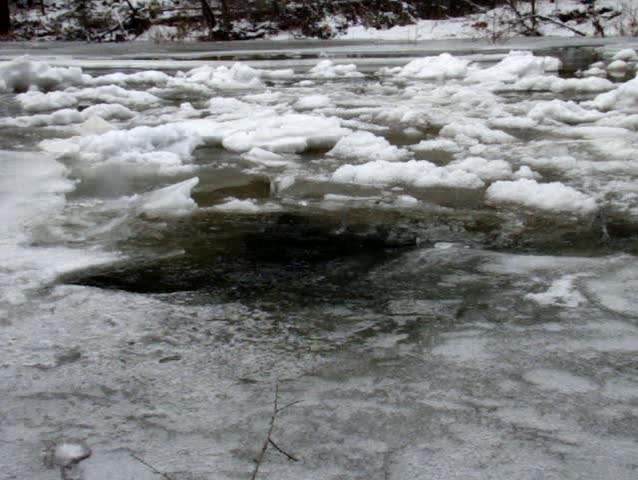 River in the winter