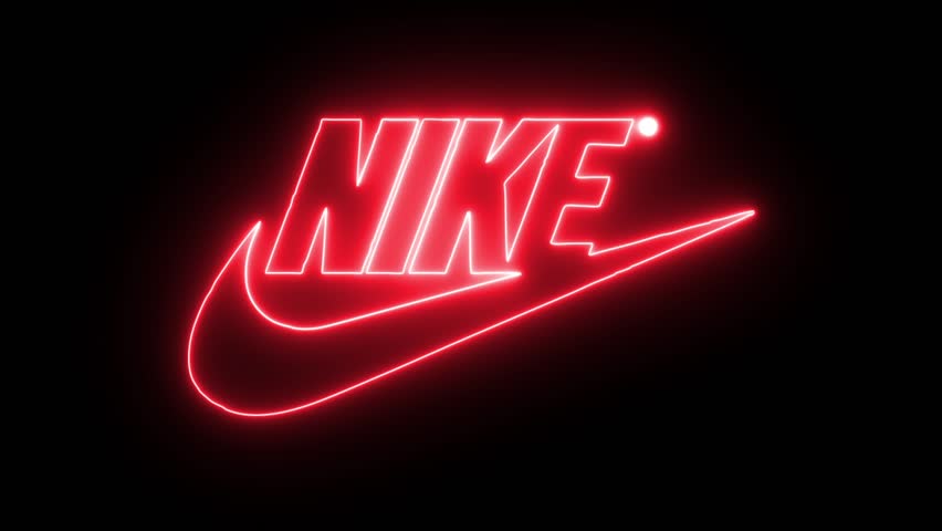 Nike With Neon Lights Editorial の動画素材 ロイヤリティフリー Shutterstock