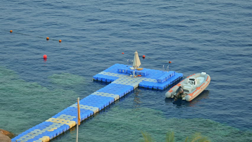 Floating Jetty Dock Over Coral Stock Footage Video 100 Royalty Free 32393827 Shutterstock