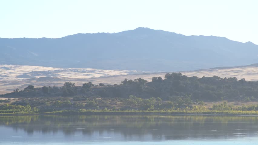 Morning beautiful scene near Lake Henshaw, Santa Ysabel, California, United States
