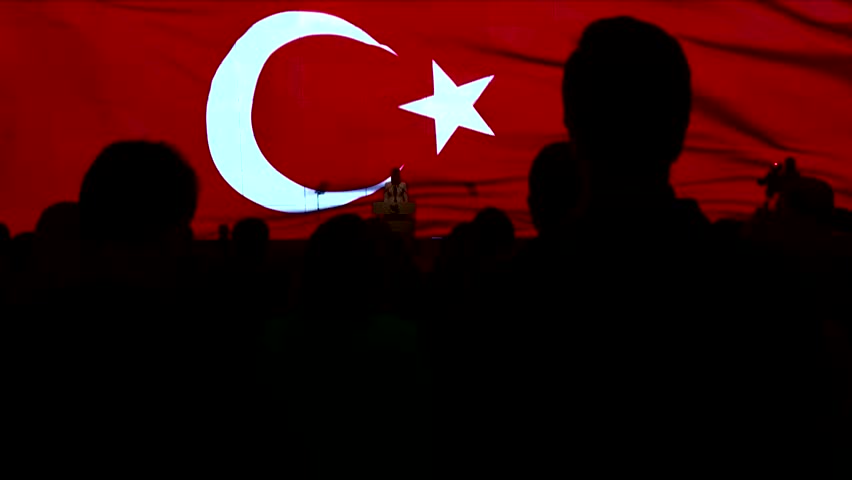 "Flag of Turkey and Turkish flag waving in the sky” Royalty-Free Stock Footage #32443816