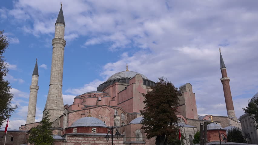 Hagia Sophia (Saint Sophia), first christian cathedral, then muslim mosque, and now a museum, Istanbul, Turkey