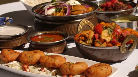 Indian Food Indian Restaurant chef preparing masala food in a hotel or restaurant.