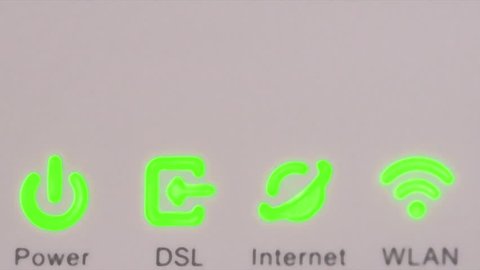 wifi connection router is working,fire sign