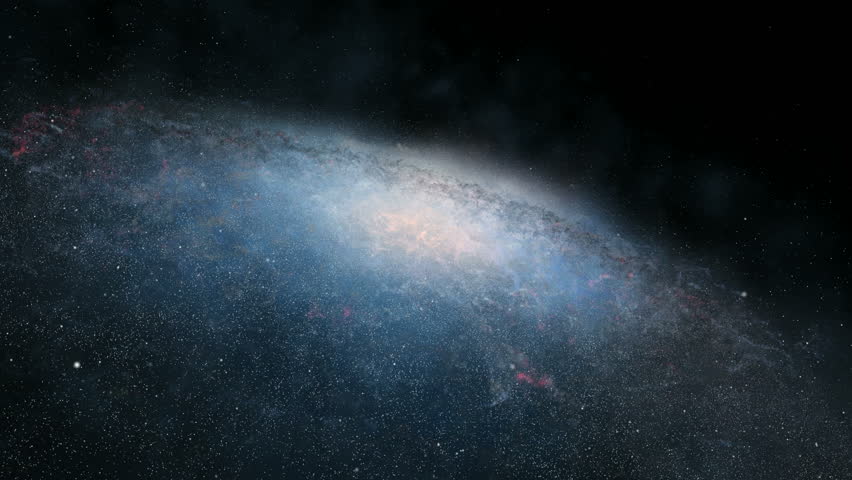 loopable animation spinning spiral galaxy myriads Stock Footage Video ...