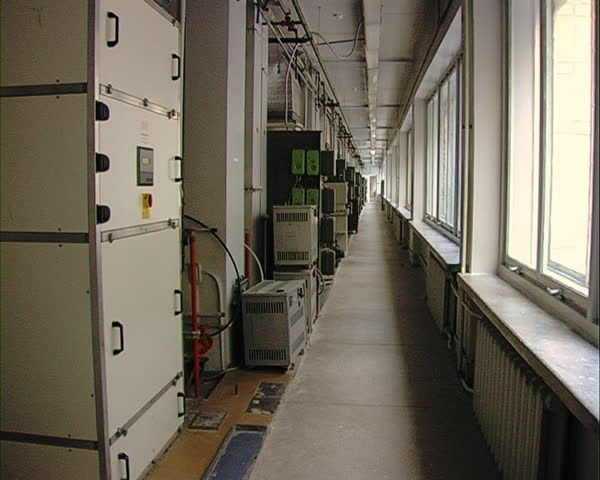 Walk on a corridor of scientific institute