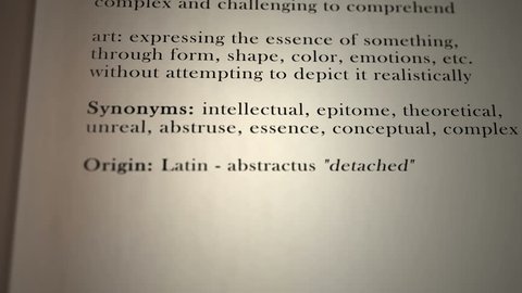 Abstract Definition