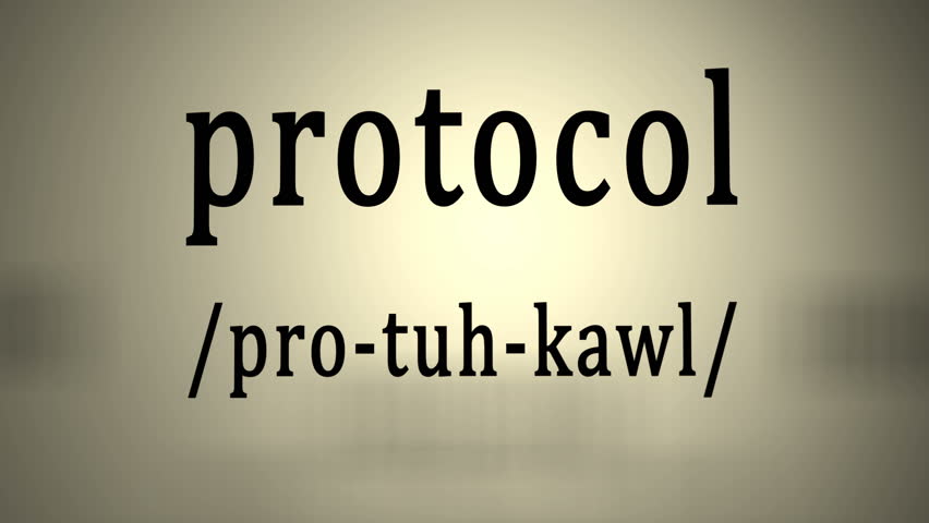 Definition: Protocol Royalty-Free Stock Footage #32543746