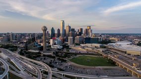 Dallas Texas as seen from my Dji Inspire 2 x5s and Olympus 12mm lens