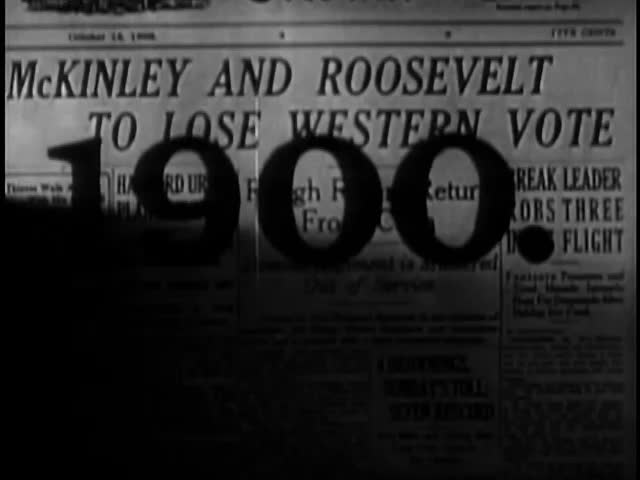 Front cover of newspaper from 1900