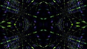Video Background 2321: A tileable, futuristic technology kaleidoscope (Loop).