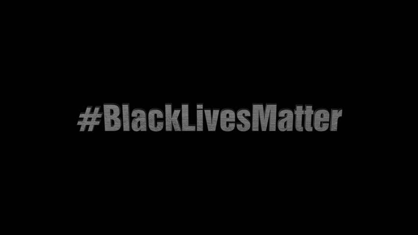 Controversial Hashtag Series - #BlackLivesMatter Royalty-Free Stock Footage #32578084
