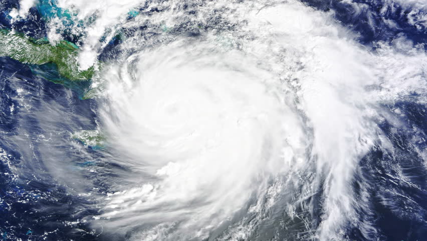 Hurricane Storm, tornado, satellite view. Elements of this image furnished by NASA | Shutterstock HD Video #32578555