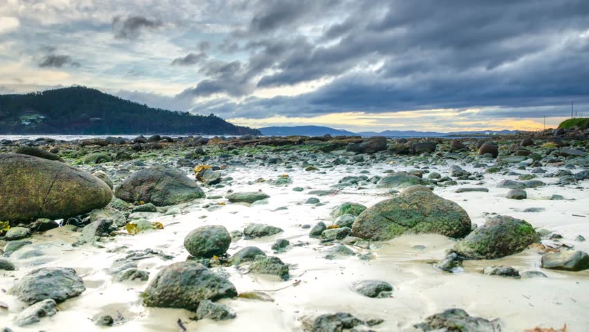 Time-lapse of Dennes Point, Bruny Island, Tasmania, Australia