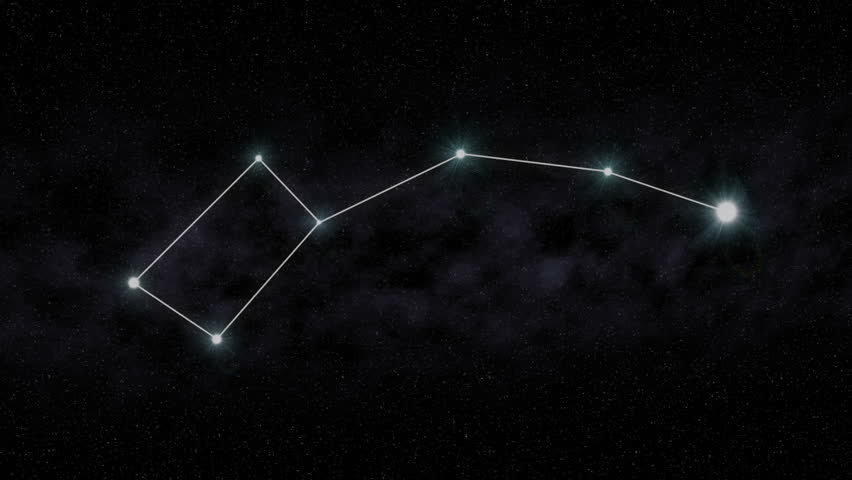 The Little Dipper constellation is outlined.