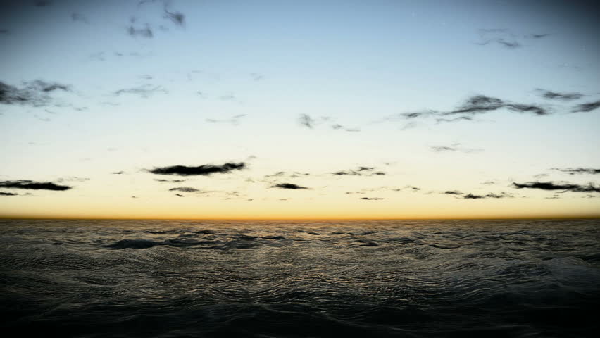 Time lapse sunrise on the beach