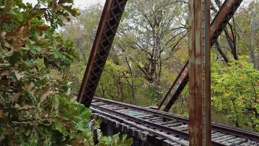 Train Bridge Graffiti