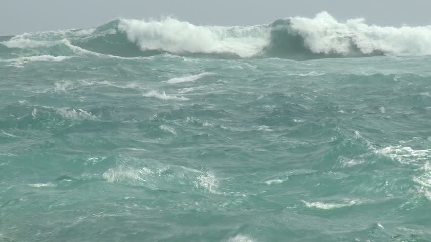 Stormy Seas As Hurricane Nears Coast - Shot in full HD 1920x1080 30p on Sony EX1
