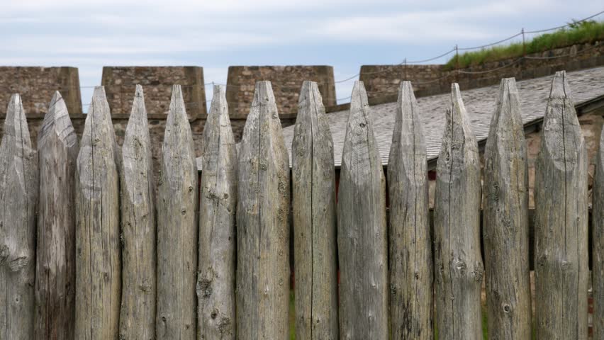 The French Colonial Fort Louisbourg National Park in Nova Scotia Canada