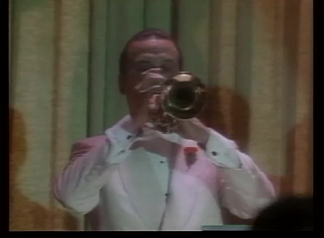Trumpet player performing