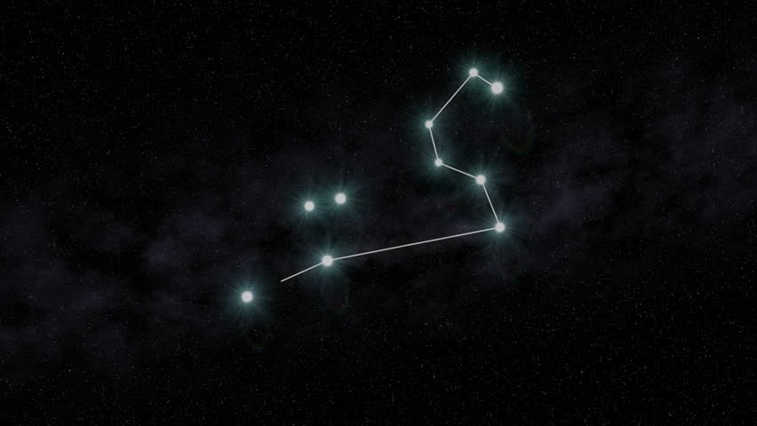 The Leo constellation is outlined.