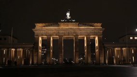Brandenburg Gate Time lapse video