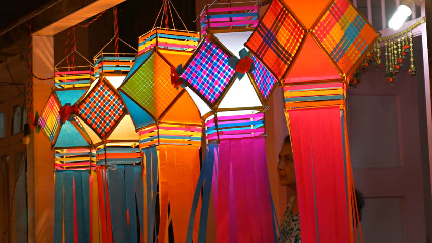 traditional diwali lantern